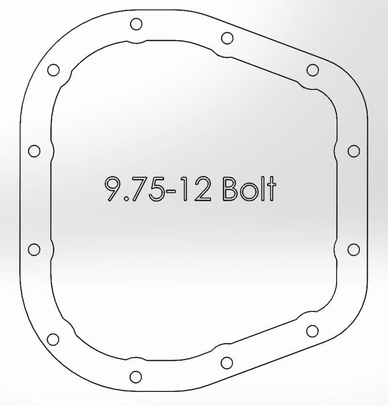 aFe Power Rear Diff Cover (Machined) 12 Bolt 9.75in 97-16 Ford F-150 w/ Gear Oil 6 QT 46-70152-WL