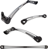 ARLEN NESS Deep Cut Foot Control Kit w/ Toe Shifter - Black 420-108