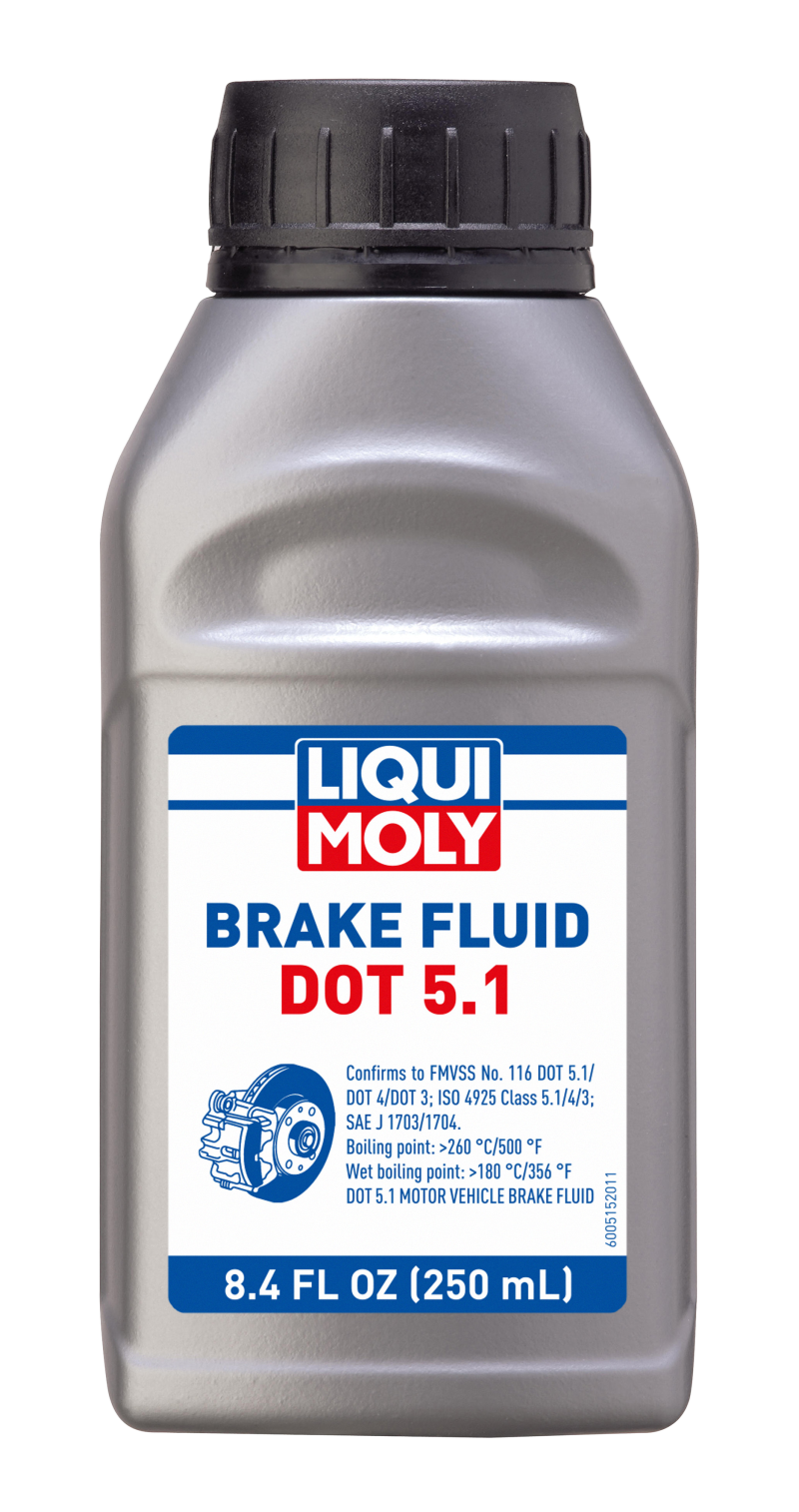 LIQUI MOLY 250mL Brake Fluid DOT 5.1 Case of 24 Units
