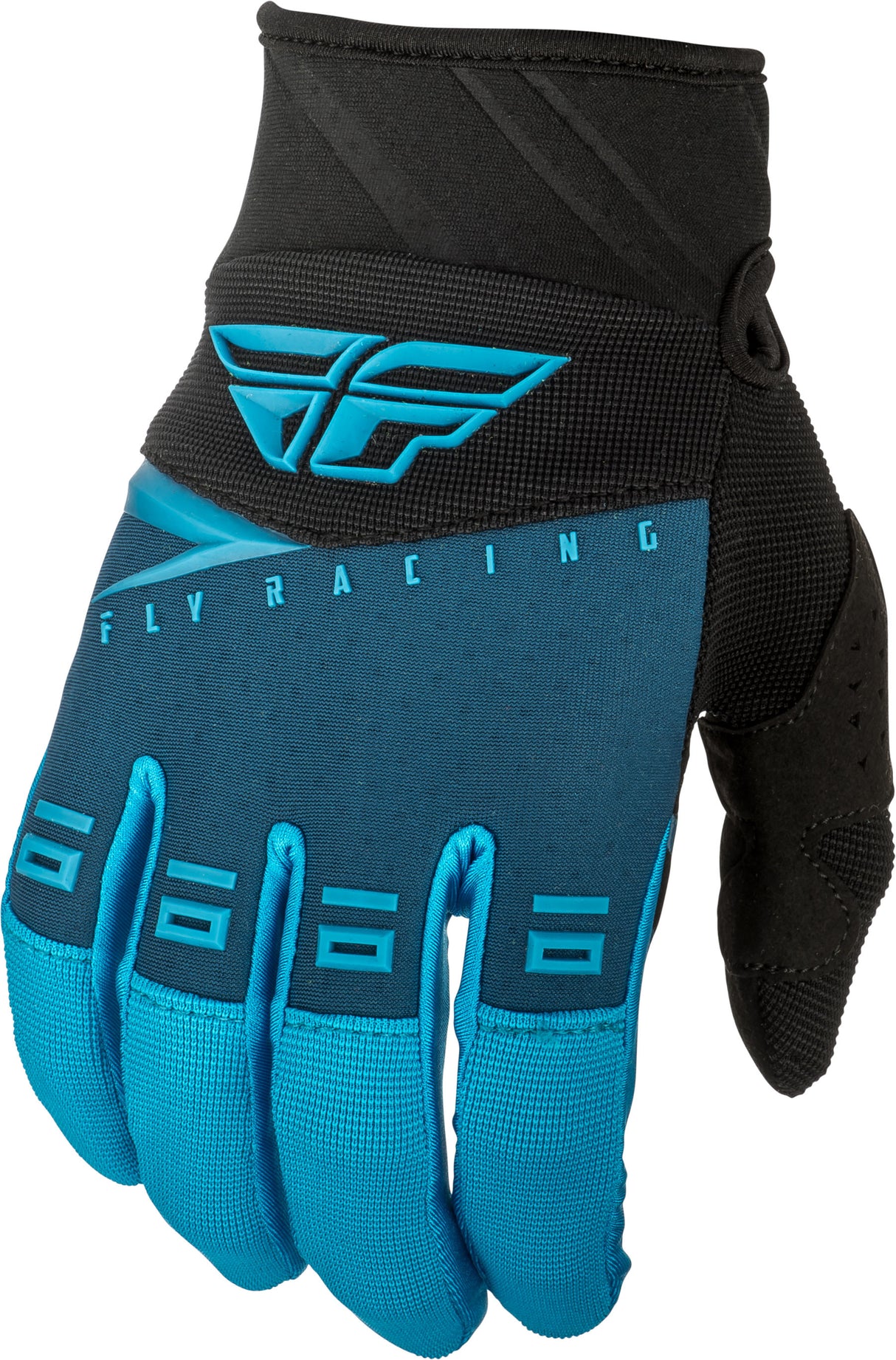 FLY RACING F-16 Gloves Blue/Black Hi-Vis Sz 01 372-91101