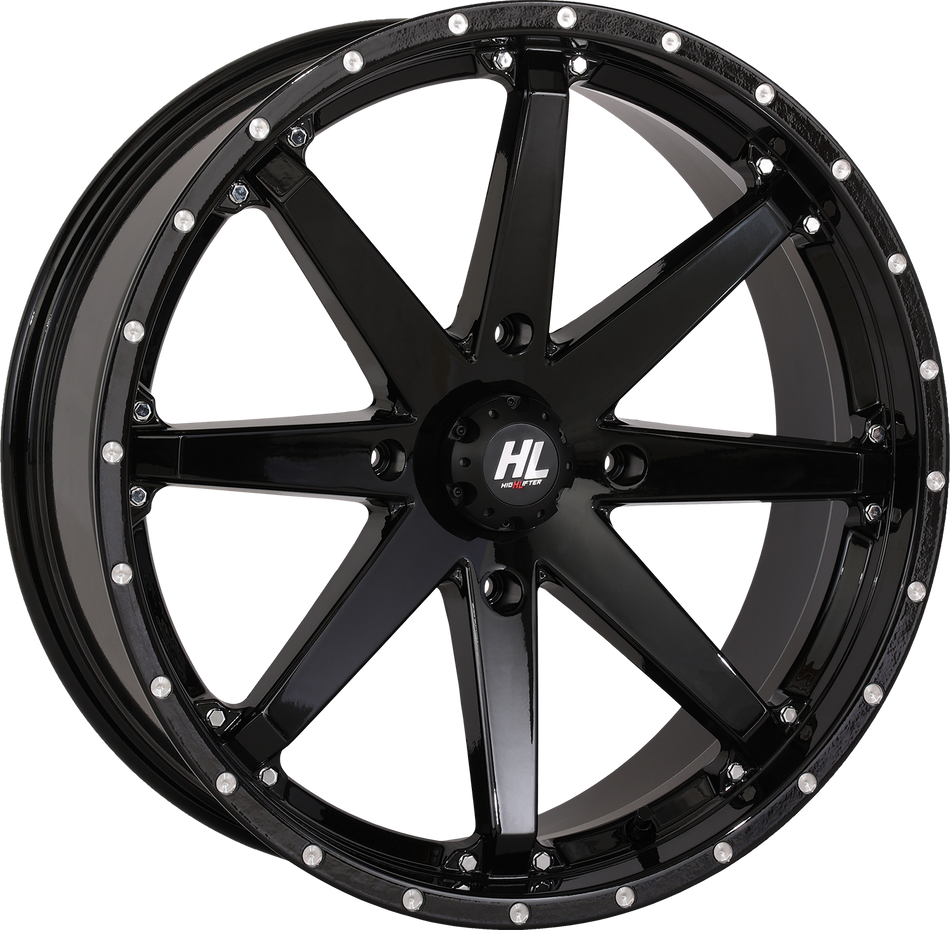 HIGH LIFTER Wheel - HL10 - Front/Rear - Gloss Black - 20x7 - 4/156 - 4+3 (+10 mm) 20HL10-1256