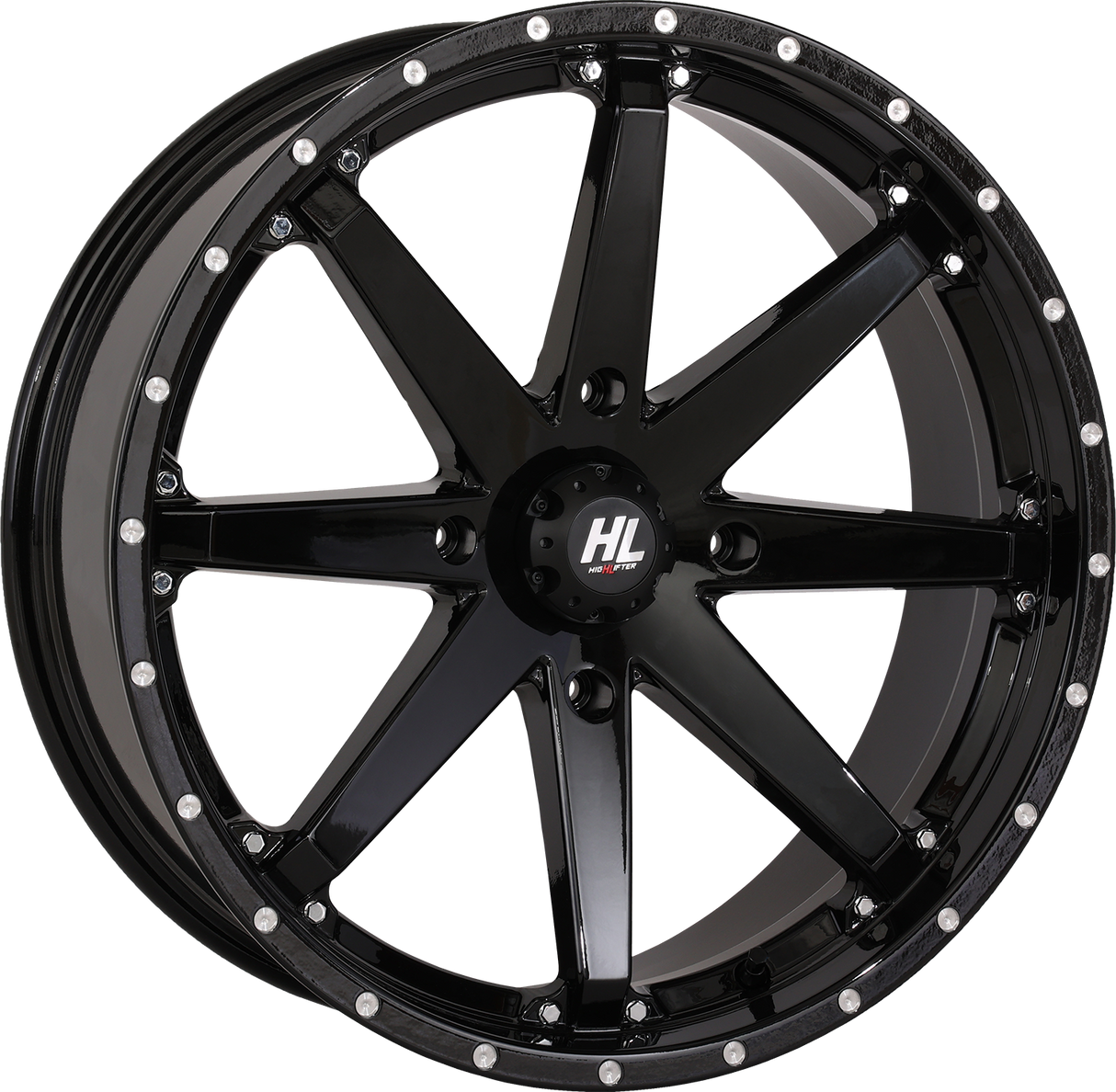 HIGH LIFTER Wheel - HL10 - Front/Rear - Gloss Black - 20x7 - 4/156 - 4+3 (+10 mm) 20HL10-1256