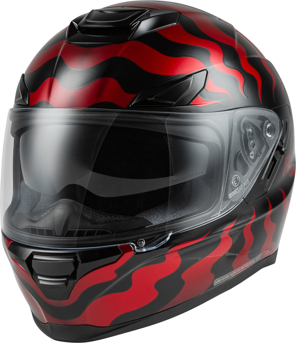 FLY RACING Sentinel Venom Helmet Red/Black 2x 73-83932X