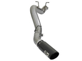 aFe LARGE BORE HD 4in 409-SS DPF-Back Exhaust w/Black Tip 2017 GM Duramax V8-6.6L (td) L5P 49-44085-B