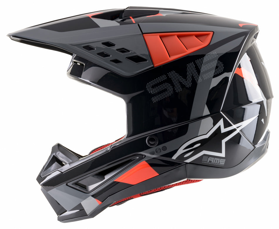 ALPINESTARS S-M5 Rover Helmet Anthracite/Red Fluo/Camo Xl 8303921-1392-XL