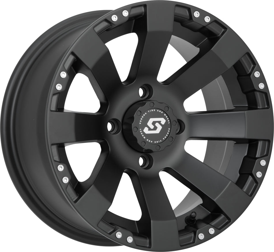 SEDONA Spyder Wheel 14x7 4/115 5+2 (+10mm) Black A7547015-52S