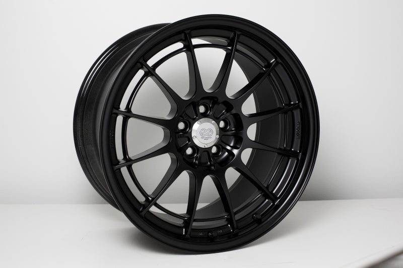 Enkei NT03+M 18x9.5 5x100 40mm Offset Black Wheel (Min Order Qty 40) 3658958040BK