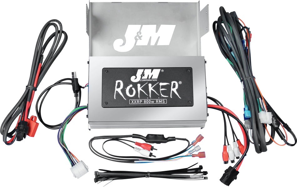 J&MRokker P800w 4-Ch Amp Kit 06-13 FlhtcuJAMP-800HC06-ULP