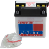 Parts Unlimited Conventional Battery 12n7d-3b