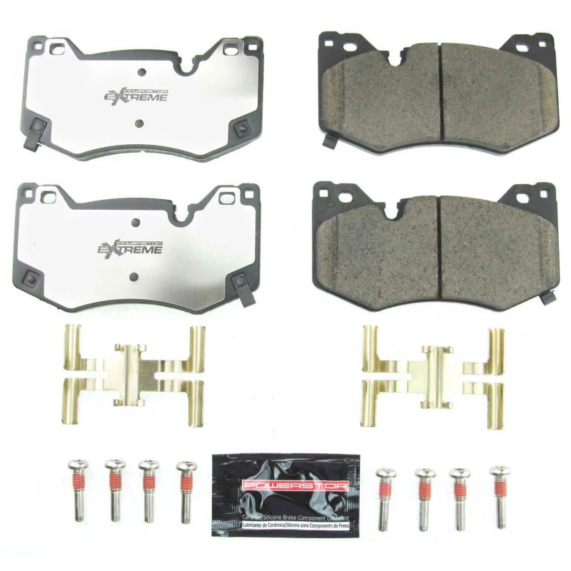 Power Stop 2020 Chevrolet Corvette Front Z26 Extreme Street Brake Pads w/Hardware Z26-8009