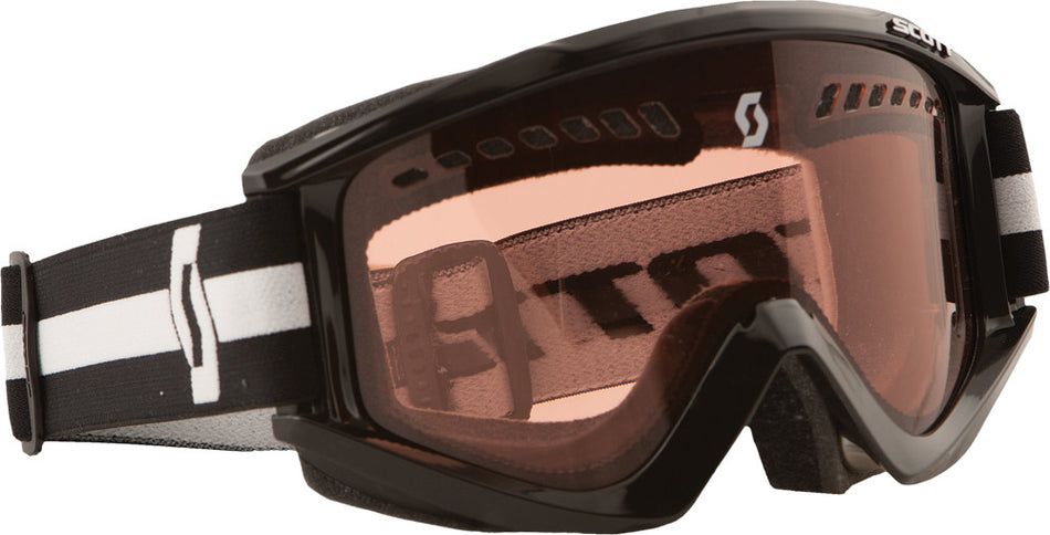 SCOTT Recoilxi Pro Snowcross Goggle Black W/Acs Rose Lens 221334-3710108
