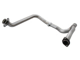 aFe Power Twisted Steel Y-Pipe Stainless Steel 2.5in 12-14 Jeep Wrangler V6 3.6L 48-46208