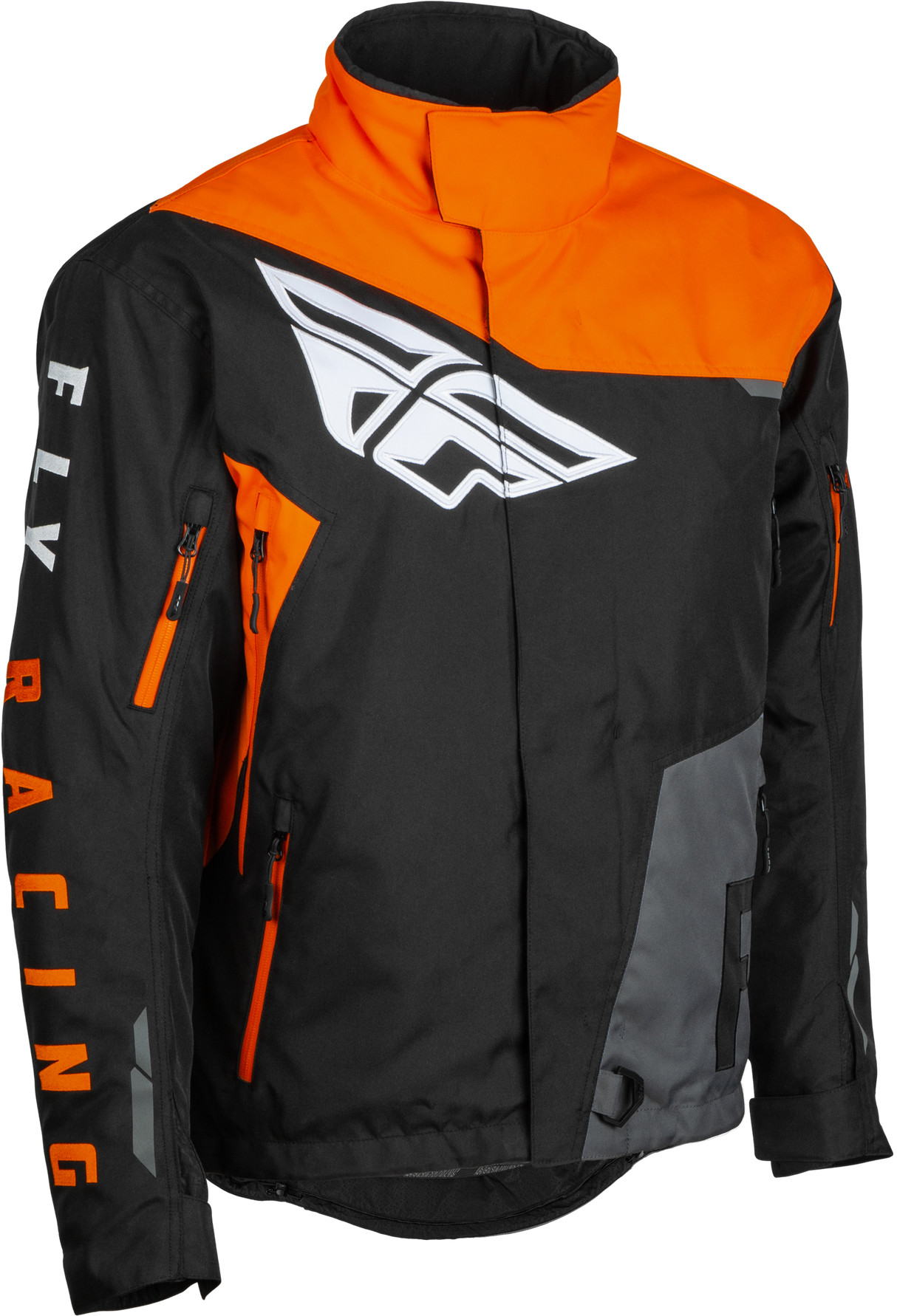 FLY RACING Youth Snx Pro Jacket Black/Grey/Orange Ym 470-4118YM