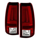 Spyder Chevy Silverado 1500/2500 99-02 Version 2 LED Tail Lights - Red Clear ALT-YD-CS99V2-LED-RC 5081872