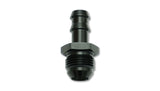 Vibrant Male -8AN to 3/8in Hose Barb Straight Aluminum Adapter Fitting 11212