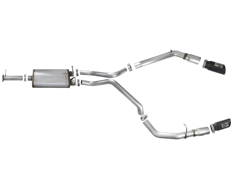 aFe MACH Force-Xp 3in 409 SS Cat-Back Exhaust 2019 RAM 1500 V8-5.7L w/ Black Tip 49-42059-B