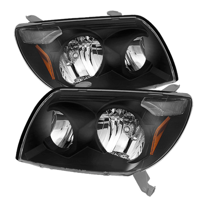 Xtune Toyota 4Runner 03-05 Crystal Headlights Black HD-JH-T4R03-AM-BK 9023583