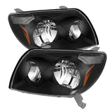 Xtune Toyota 4Runner 03-05 Crystal Headlights Black HD-JH-T4R03-AM-BK 9023583