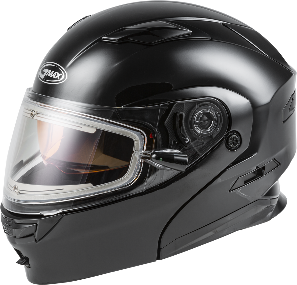 GMAX Md-01s Modular Snow Helmet W/Electric Shield Black Xs M4010023-ECE