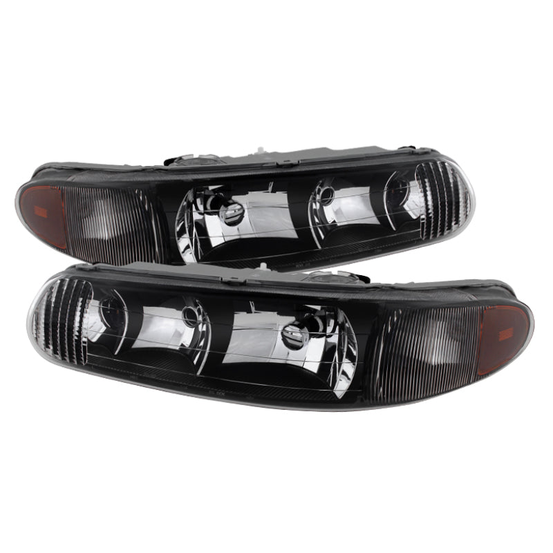 Xtune Buick Century 97-05 Regal 97-04 Crystal Headlights Black HD-JH-BUCEN97-AM-BK 9025235