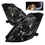 Spyder Nissan 350Z 03-05 Projector Headlights Halogen Model Only - DRL Smoke PRO-YD-N350Z02-DRL-SM 5064752