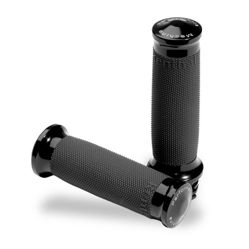 Performance Machine Contour Renthal Wrapped Grips - Black Ano