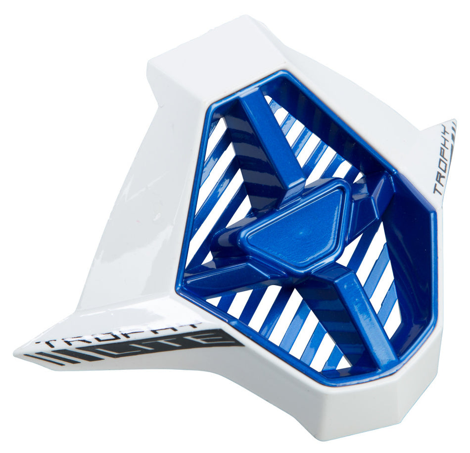 FLY RACING Trophy Lite Mouthpiece (Blue/White/Silver) 73-3953