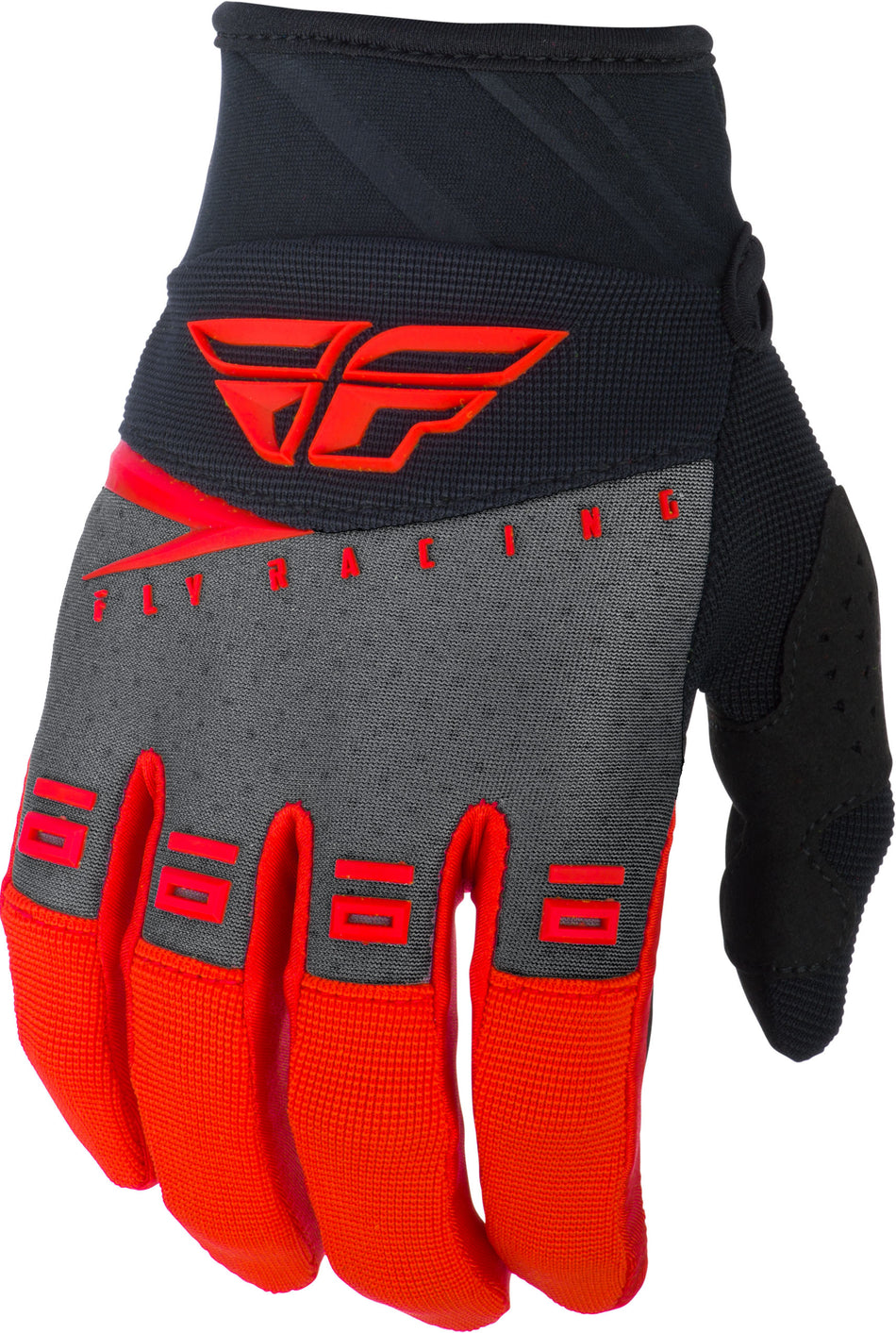 FLY RACING F-16 Gloves Red/Black Grey Sz 01 372-91201