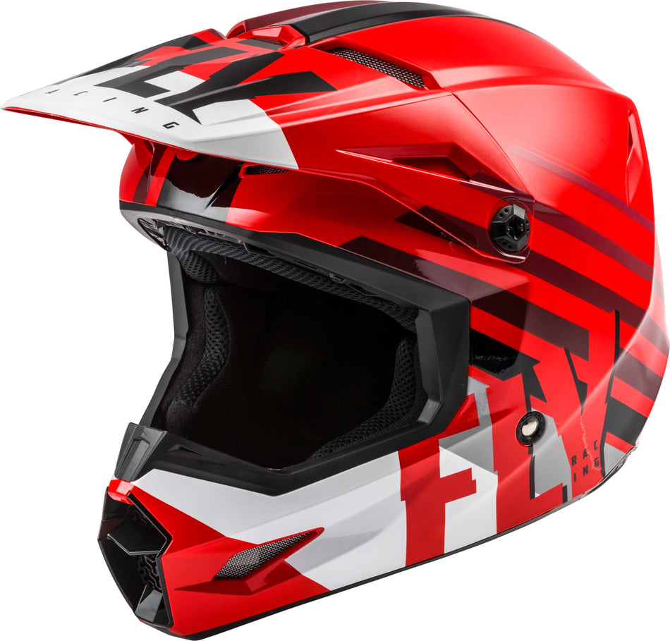 FLY RACING Kinetic Thrive Helmet Red/White/Black Md 73-3506M