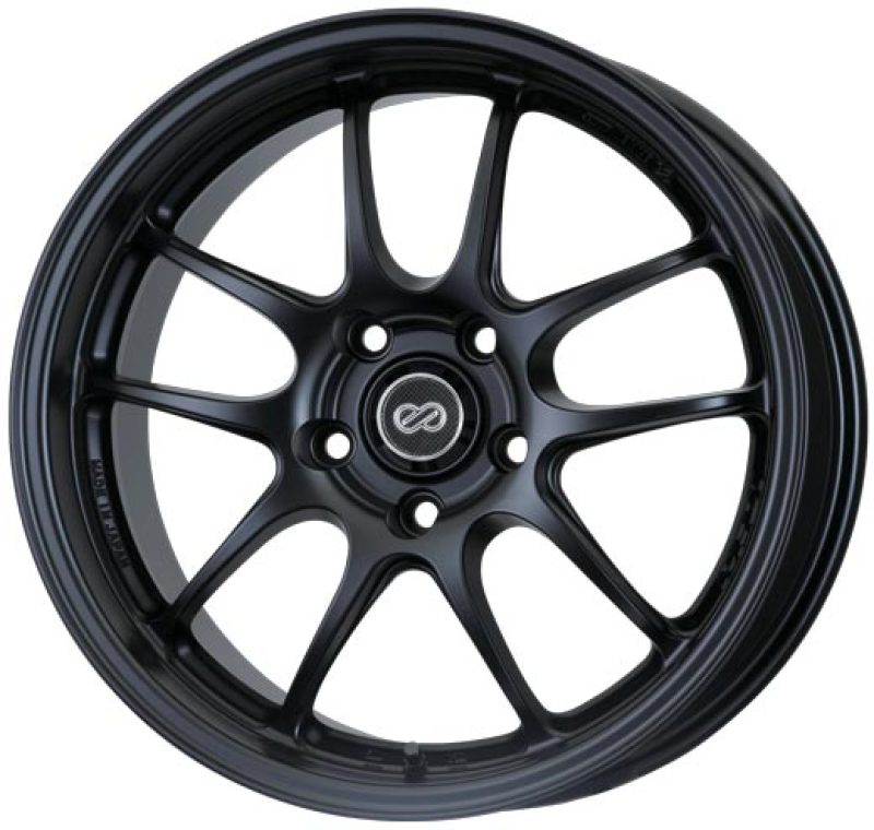 Enkei PF01 17x9 5x114.3 48mm Offset 75mm Bore Diameter Matte Black Wheel 460-790-6548BK