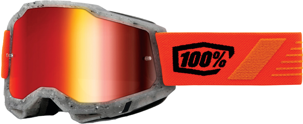 100% Accuri 2 Goggle Schrute Mirror Red Lens 50014-00017