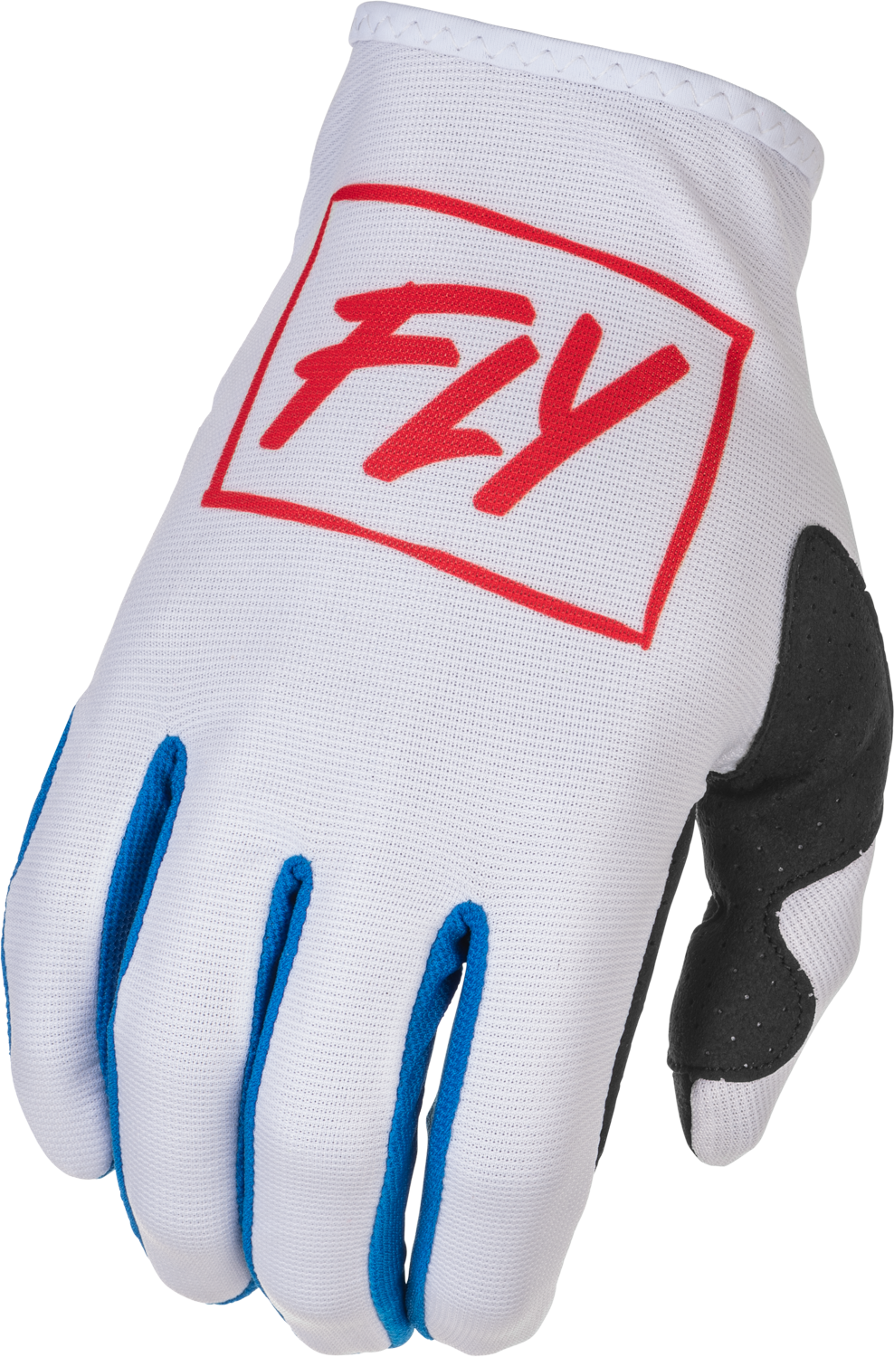 FLY RACING Youth Lite Gloves Red/White/Blue Ym 375-713YM