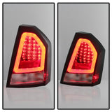 Spyder Chrysler 300C 08-10 V2 Light Bar LED Tail Lights - Red Clear ALT-YD-C308V2-LED-RC 5083395