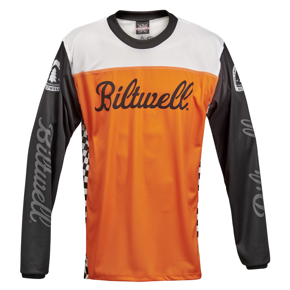 Camiseta BILTWELL Good Times - Naranja/Negro - XL 8120-087-005 
