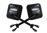 Rampage 1955-1983 Jeep CJ5 Side Mirrors - Black 7617