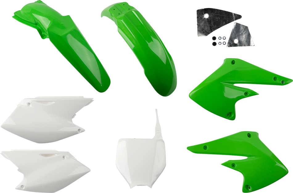 Kit de carrocería de repuesto UFO - OEM Verde/Blanco KAKIT203-999
