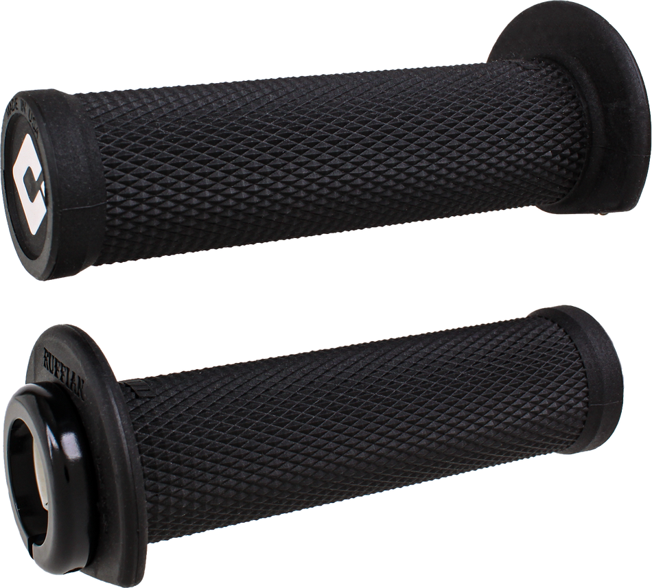 ODIAtv/Pwc Ruffian Lockon Grip 125mm Black/BlackJ33RFB-B