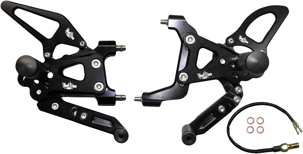 VOODOO Billet Rear Set Black VRD1330