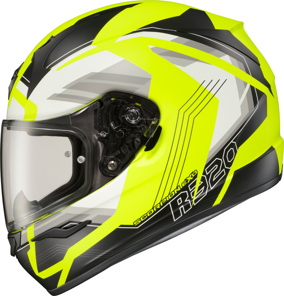 SCORPION EXO Exo-R320 Full-Face Helmet Hudson Hi-Vis Sm 32-2013