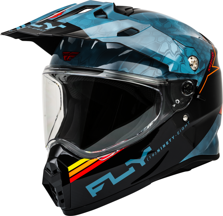 FLY RACING Trekker Kryptek Conceal Helmet Slate/Black/Red 2x 73-70302X