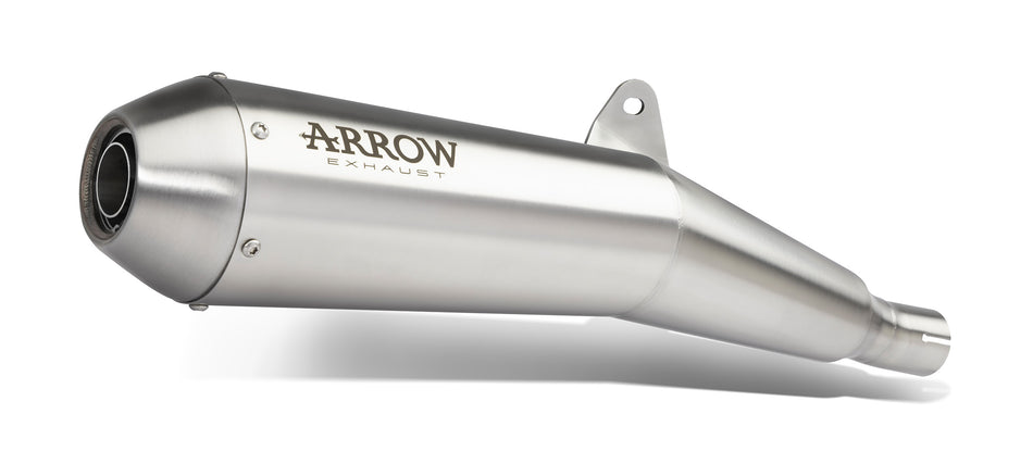 Arrow Triumph Thruxton/Speed Twin 1200/1200r Homolo.Nichrom Pro-Race Rh+Lh Sil. With Carbon End Cap For Origin.Collector  71851rki