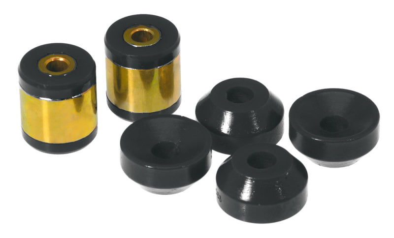 Prothane 96-00 Honda Civic Upper/Lower Rear Shock Bushing - Black 8-904-BL