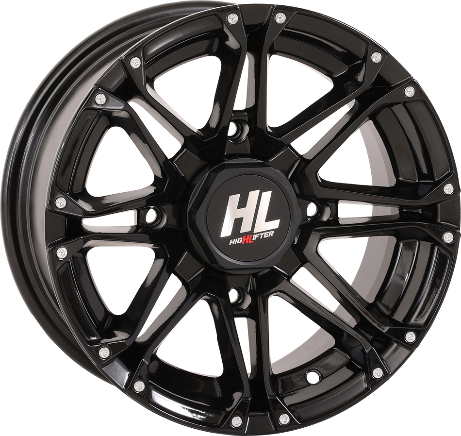 HIGH LIFTER Wheel - HL3 - Front/Rear - Gloss Black - 14x7 - 4/110 - 4+3 (+10 mm) 14HL03-1210