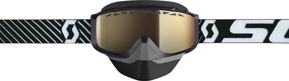 SCOTT Goggle Split Otg Snow Black W/Bronze Chrome Lens 268197-0001245