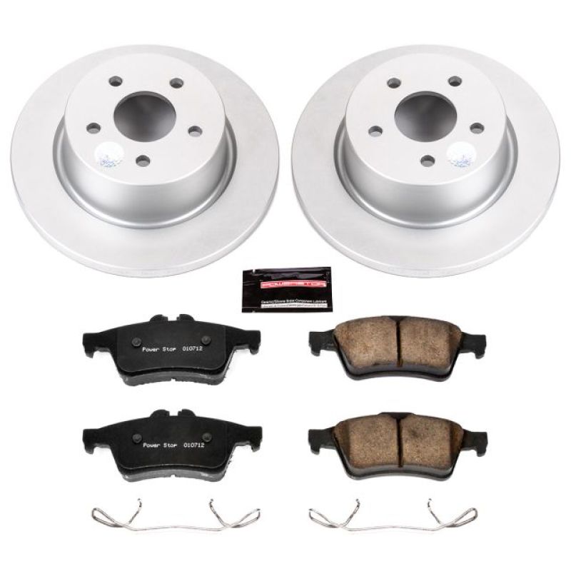 Power Stop 13-18 Ford C-Max Rear Z17 Evolution Geomet Coated Brake Kit CRK6398