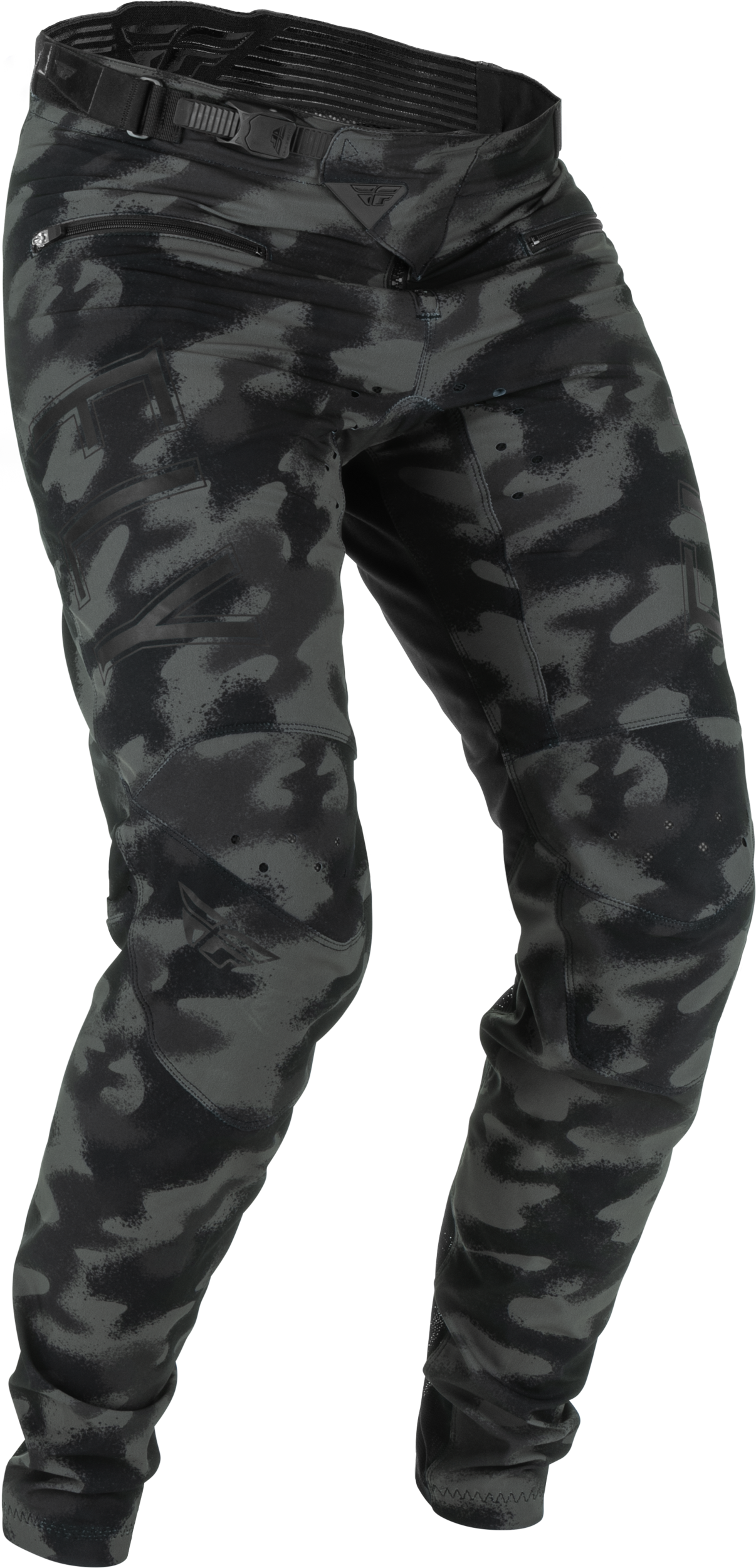 FLY RACING Youth Radium S.E. Tactic Bike Pants Black/Grey Camo Sz 18 375-04418