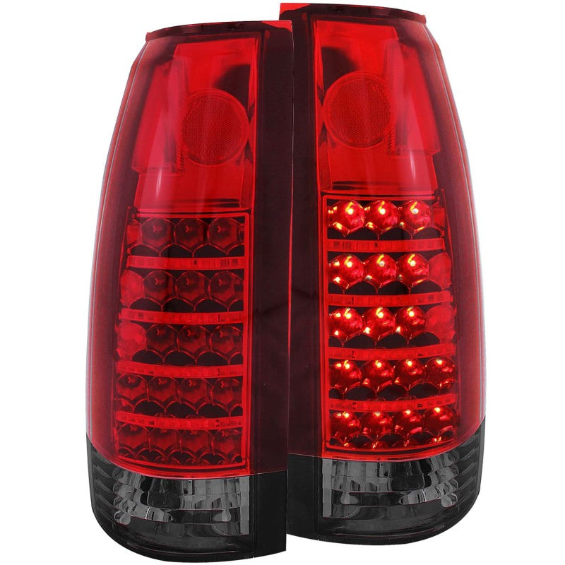 ANZO 1999-2000 Cadillac Escalade LED Taillights Red/Smoke 311157