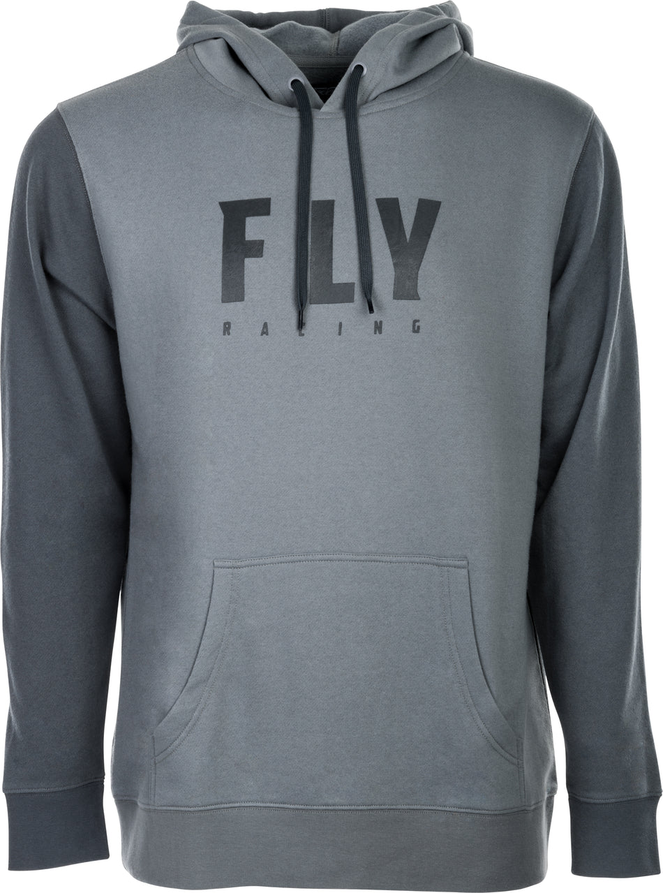 FLY RACING Fly Badge Pullover Hoodie Grey 2x 354-02512X