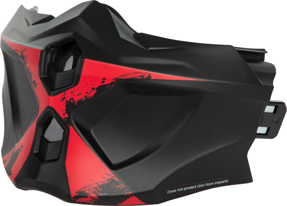 SCORPION EXO Covert X Face Mask Ray Matte Red 52-730-09