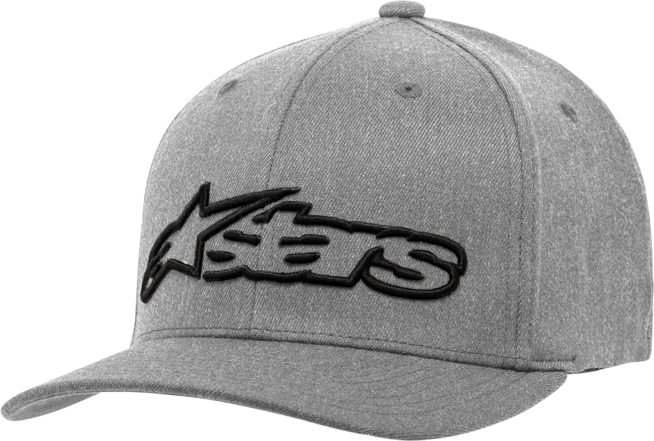 ALPINESTARS Blaze Flexfit Hat Charcoal Heather/Black Sm/Md 1039-81005-1910-SM